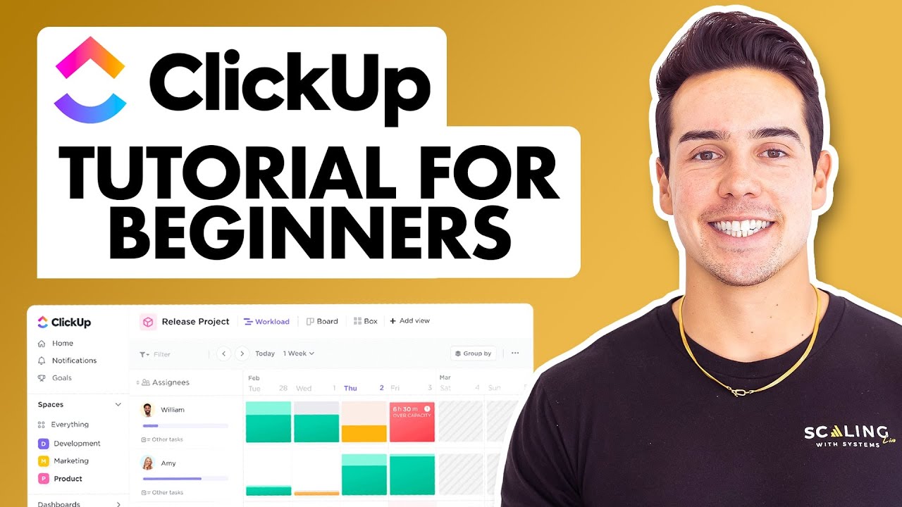 ClickUp Tutorial for Beginners [ Video Included ]