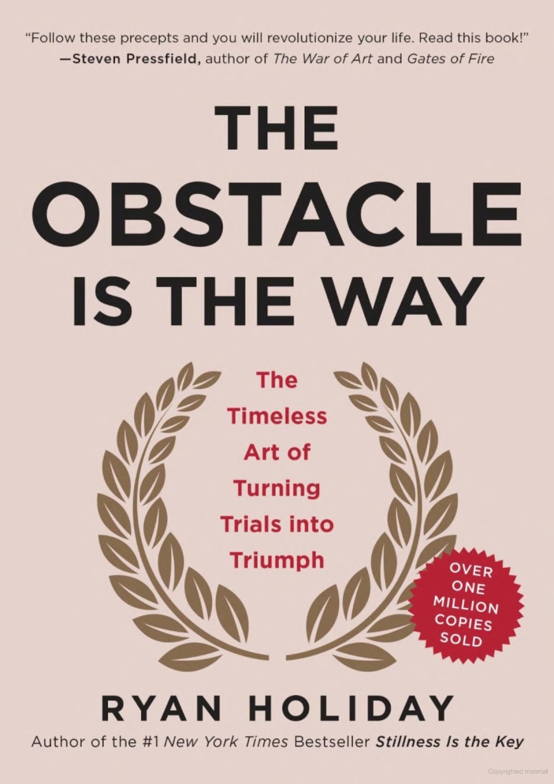 business book - the obstacle is the way