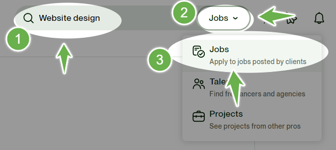 upwork - Apply to jobs posted by clients