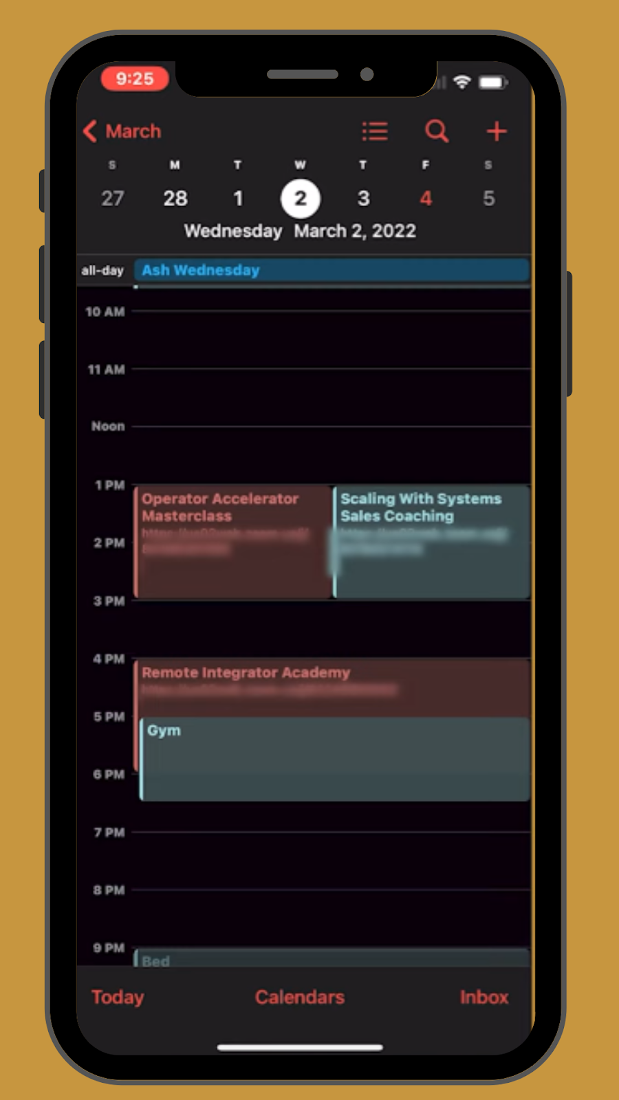 iphone productivity add calendar notifications