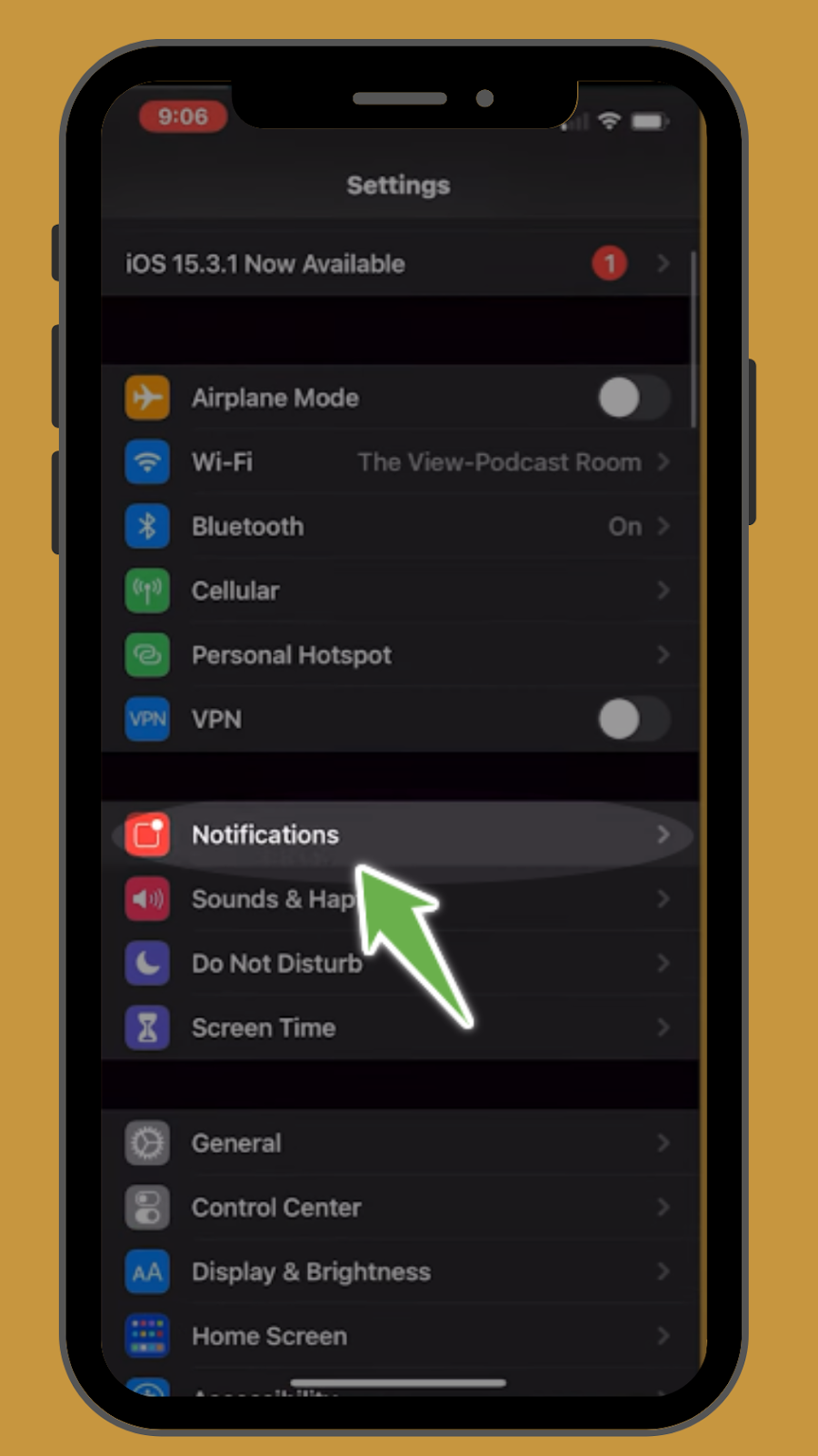 iphone productivity notification settings